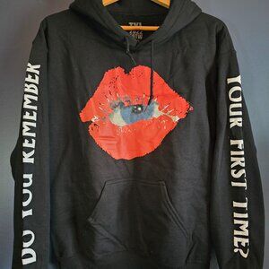 The Kid Laroi Lips TOUR Hoodie Black Size Medium